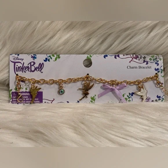 Disney Tinkerbell Charm Bracelet NEW