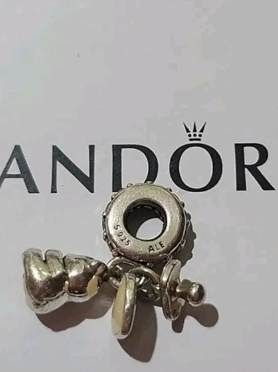 Pandora Silver Multi-Charm Dangle Pendant