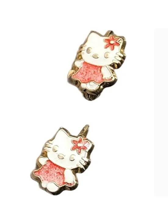 Hello Kitty Pink and Gold Jewelry Charms