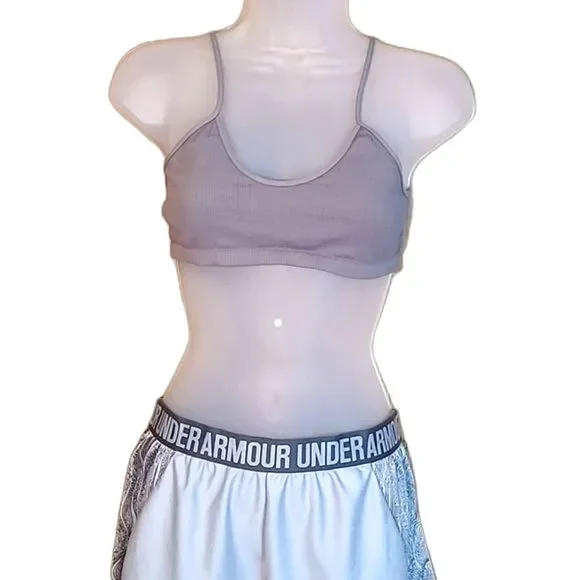 Free People Crop Cami Yoga Bralette Cut Out Athletic Tank Top Spaghetti Straps