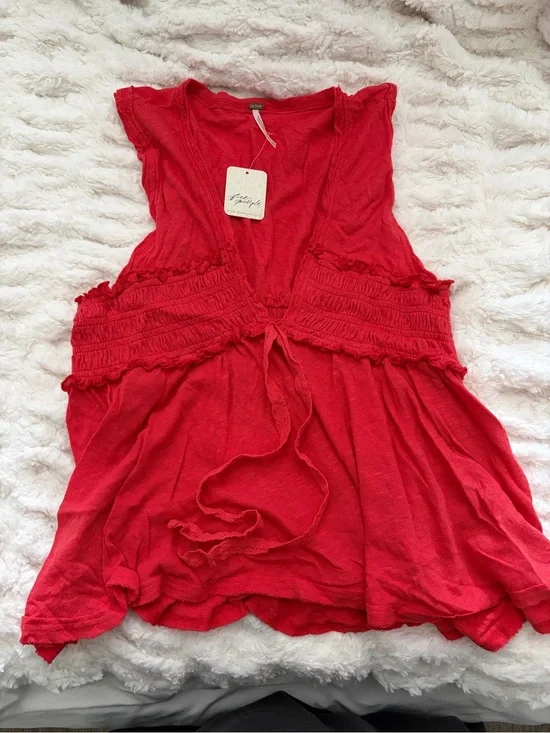 NWT Free People Red Tank