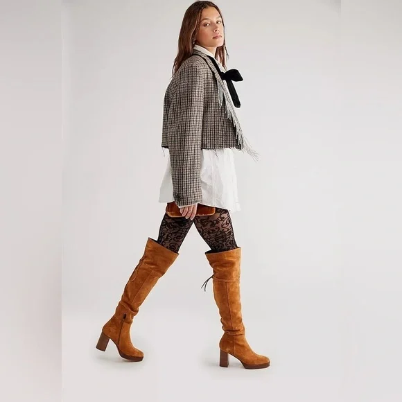 New Free People Echo Platform Over-The-Knee Boots size 8