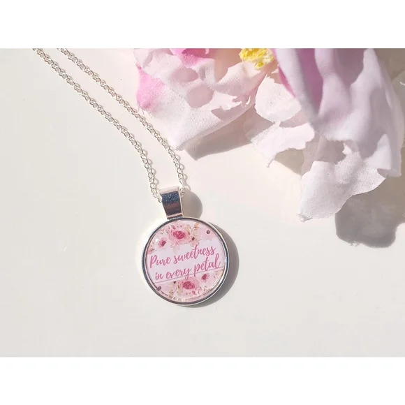Flower Girl Necklace: Wedding Keepsake Gift