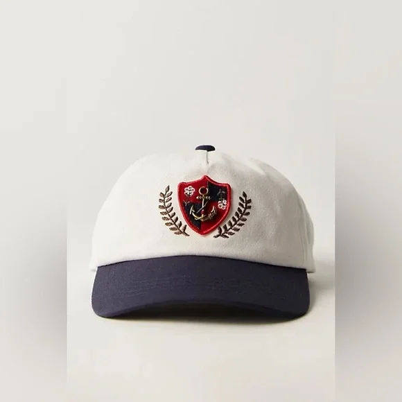 New free people anchored charm baseball hat