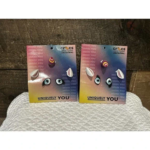 Uniquely You Crocs Jibbitz Charms Make Your Own Unicorn 5‎ Pack Lot Of 2