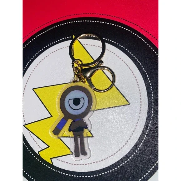 DW Rodger‎ Keychain Keyring Acrylic Metal Clasp Charm Dandy's World