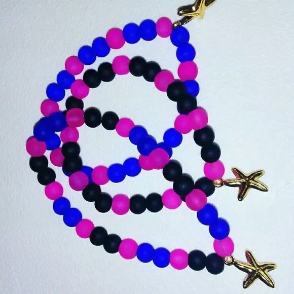 2for$13:bracelet with gold starfish charm