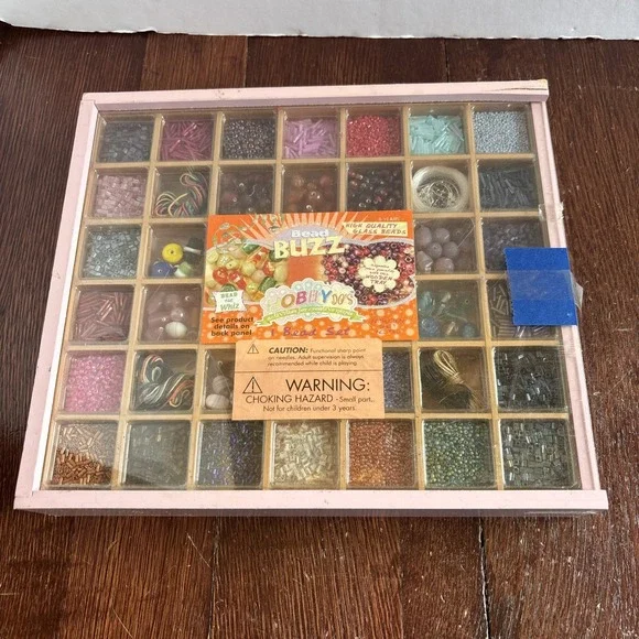 HOBBY DO'S High Quality Glass Bead‎ Set *NEW* (For Ages 8+) (Lots Of Beads)
