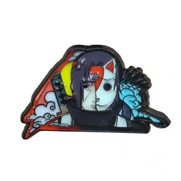 Naruto Shippuden Itachi Uchiha Neko Anbu Black Ops Character Enamel Pin