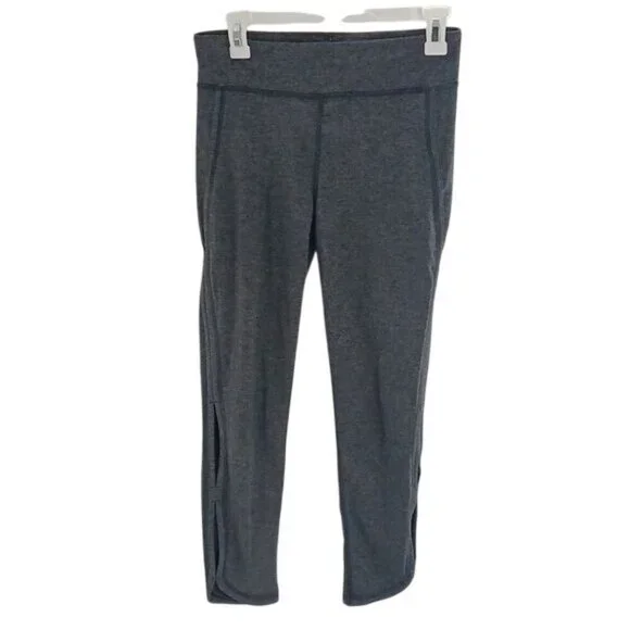Free People Movement Womens Gray Cropped Leggings Athletic Yoga Pants Size M