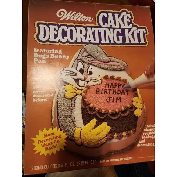 Bugs Bunny‎ Happy Easter Birthday all holiday Cake Decorating Kit Wilton