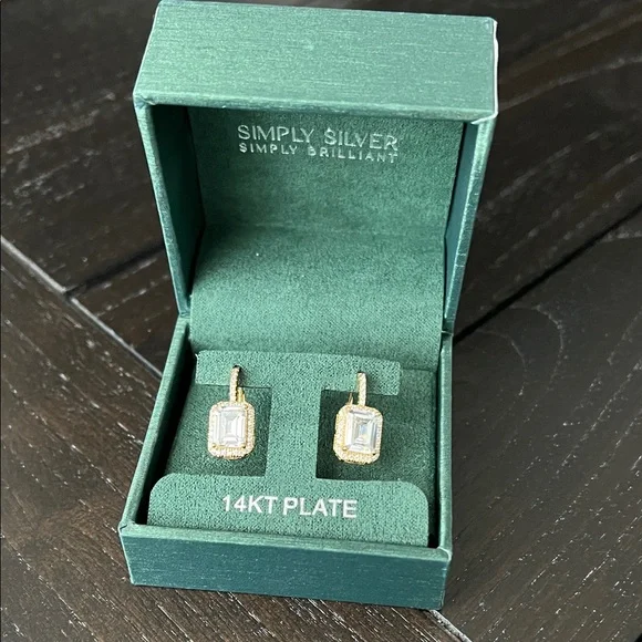Simply Silver Simply Brilliant Earrings
