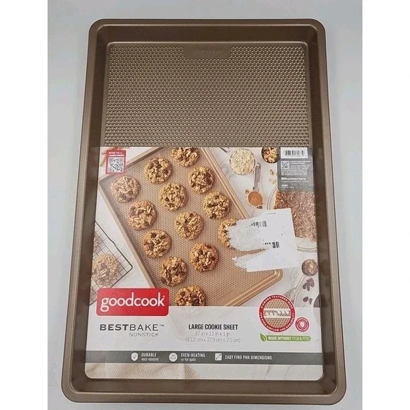 Goodcook BestBake Nonstick Textured Carbon Steel Large Cookie Sheet‎ 11