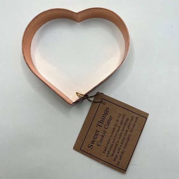 Sweet Things Copper Heart Cookie Cutter Valentine's Day