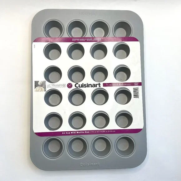 Cuisinart Mini Muffin Pan 24 Cup Non Stick Bakeware