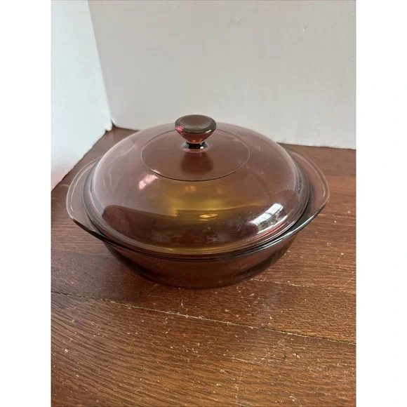 Pyrex 1.5 QT Visions Glass Cranberry 8