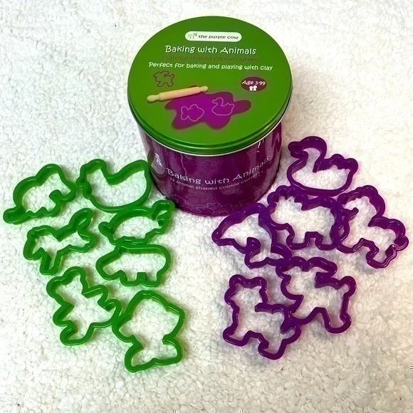 Purple Cow “Animal Shaped” Cookie Cutters
