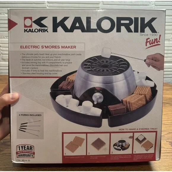 Kalorik Indoor Electric Stainless Steel S'mores Maker‎