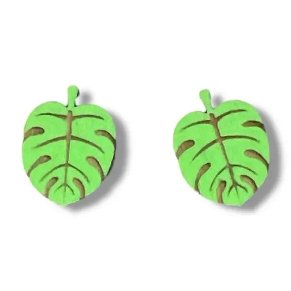 Bundle Sale 3 for $15 | Handcrafted Wooden Leaf Earrings