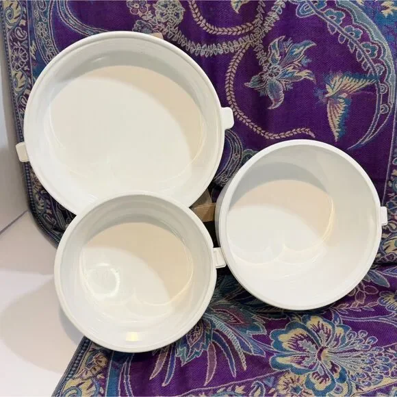 3 Piece Stunning Vintage Princess House Nouveau 3 Pc Heavy French Cookware Set