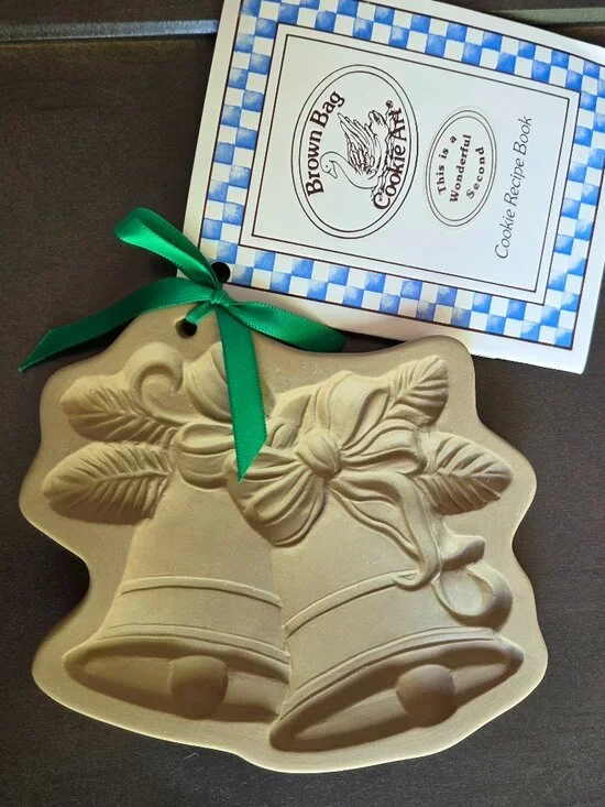 Vntg 1990 Brown Bag Cookie Mold 