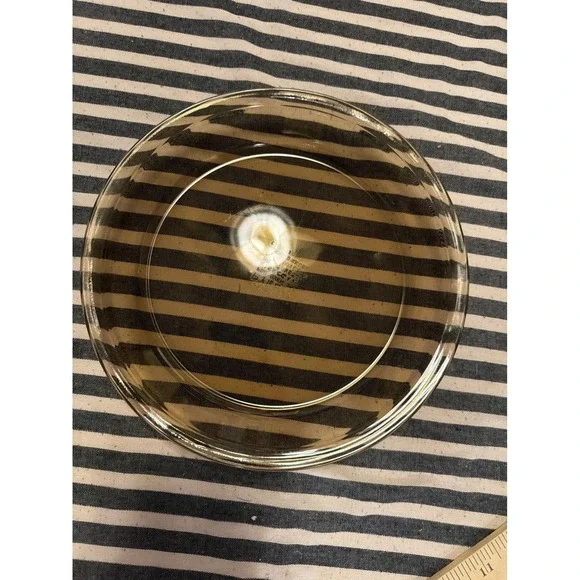 Pyrex 209 Amber Brown Glass Pie Plate 8.5 Inch Vintage Round Baking Dish USA