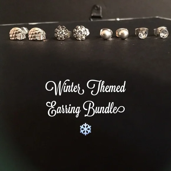 Winter Themed Earring Post Bundle