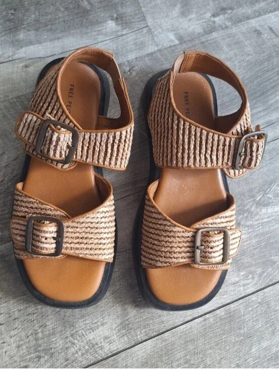 Free People Size 7 Mandy Weave Women's Sandals