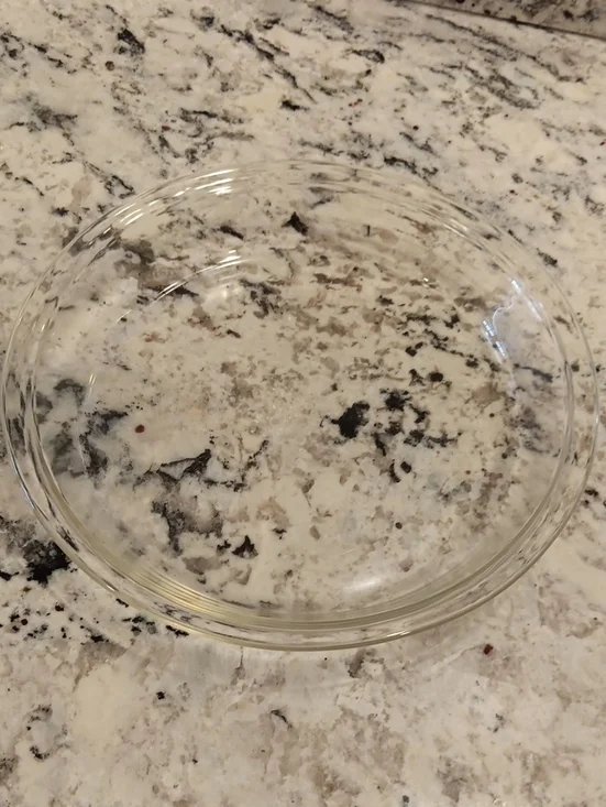 Vintage Pyrex Clear Glass Pie Plate