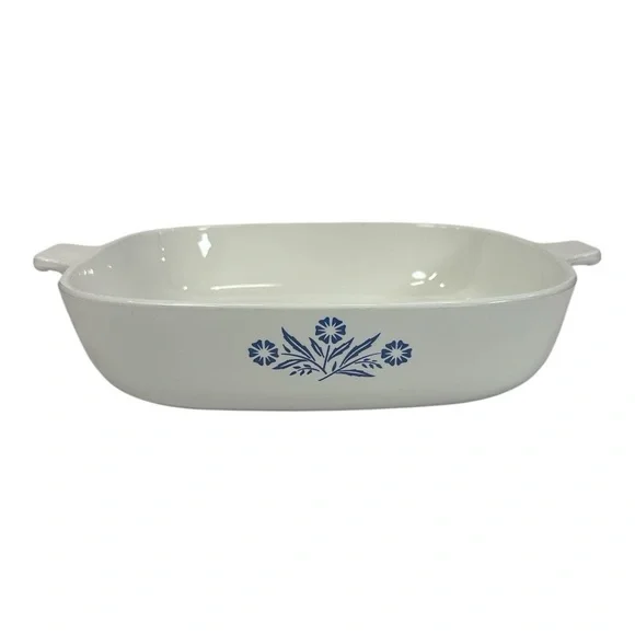 Vintage Corning Ware Blue Cornflower P-10-B Casserole Baking Dish NO LID