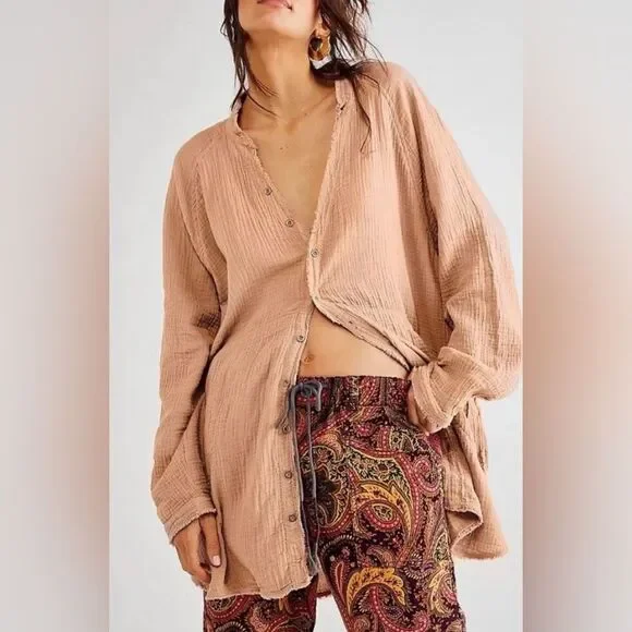 Free People Summer Daydream Buttondown