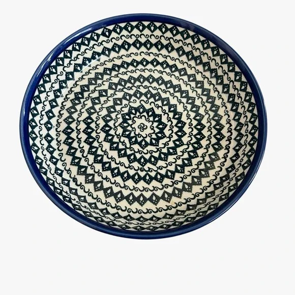 Boleslawiec Polish Pottery Pie &‎ Quiche Dish  Zakłady Ceramiczne 9.5
