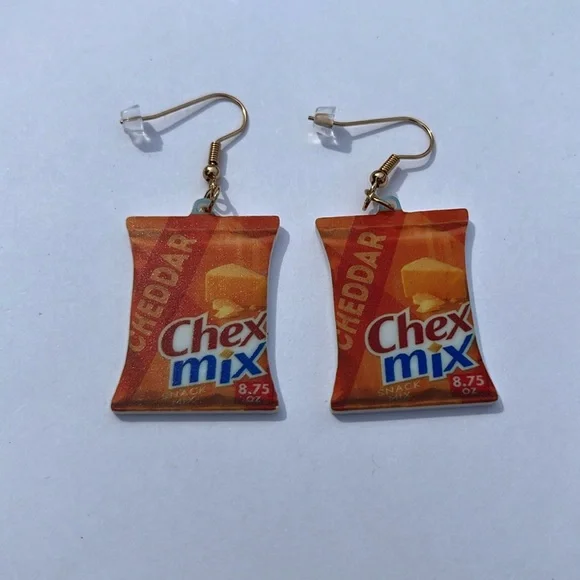 2/$14 Earrings Snacks Food Dangle Costume Handmade gift mom daughter‎