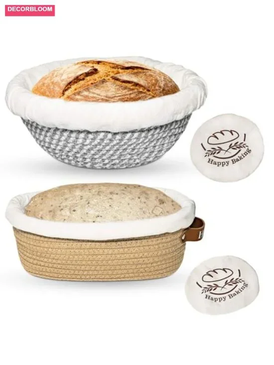 Banneton Bread Proofing Basket Set - 9