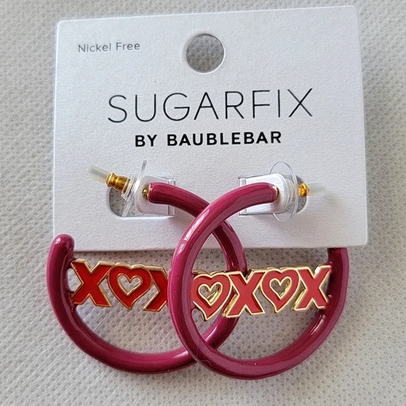 XOXO Hoop Earrings Sugarfix By BaubleBar