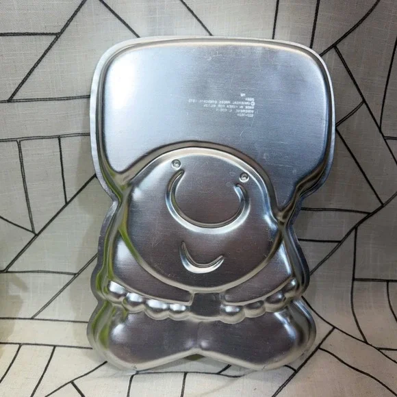Wilton Ziggy Cake Pan 14x10‎ Silver Vintage 1978 Character Aluminum 502-7628