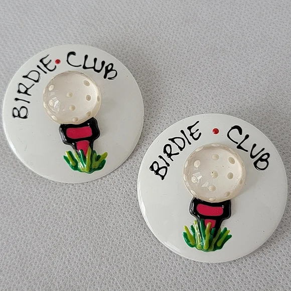 Birdie Club Earrings Golf