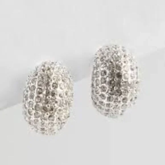 Torrid Pave Dome Earrings - New