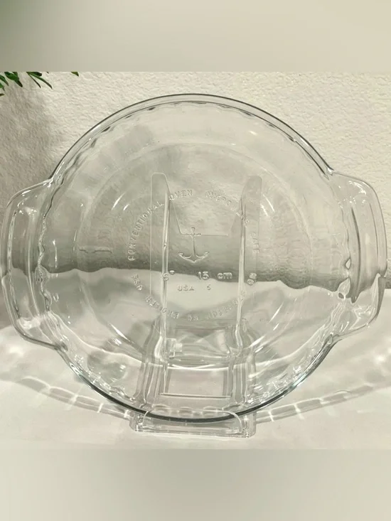 Anchor Hocking Mini 5” Clear Glass Tab Handled Baking Dish | Vintage | EUC
