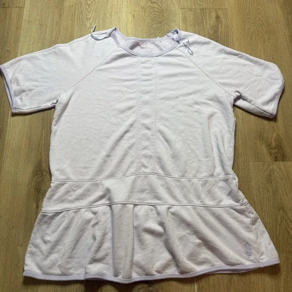 FP Movement by‎ Free People Sweatshirt Top/Tunic Lilac Size XL