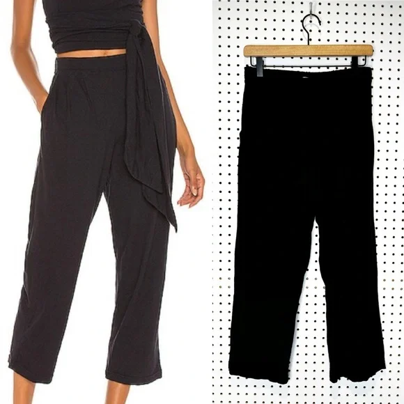 Free People Beach | Nikki‎ Wide Leg Lounge Pants in Black Sz. Small