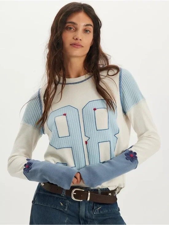 Free people We The Free Lana 98 Long Sleeve Tee