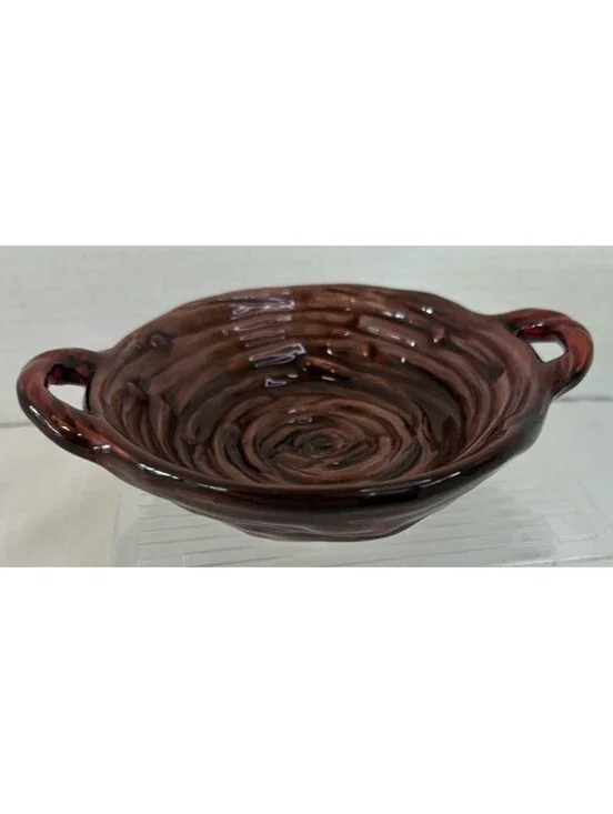 Temp-tations Old World Brown 6-Inch Handled Nesting Baking Bowl