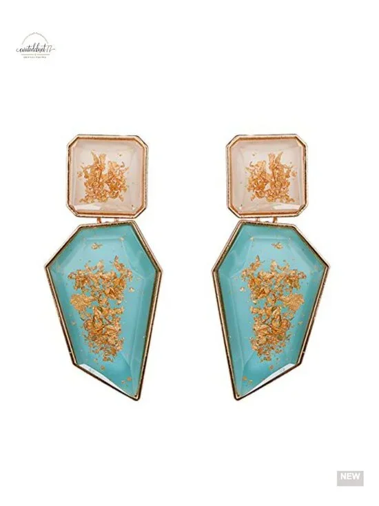 Acrylic Drop Dangle Earrings Geometric Statement Jewelry