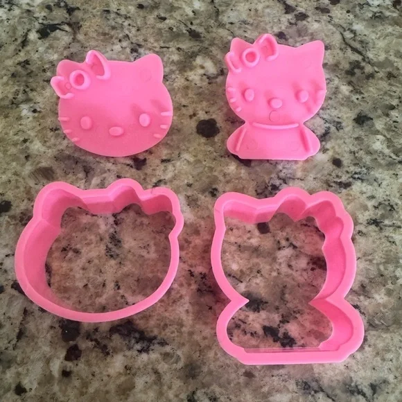 Pink Hello Kitty Cookie Cutters 2.5