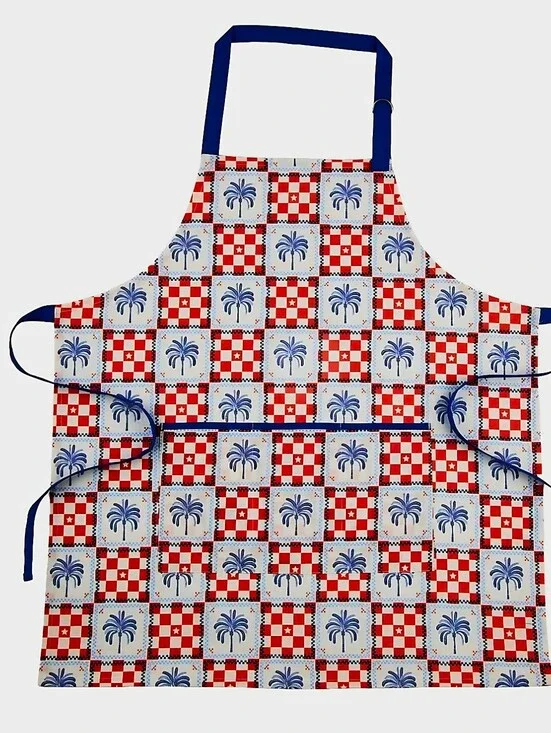 New Way to Celebrate Patriotic Grilling Apron Red White Blue One Size for Adults