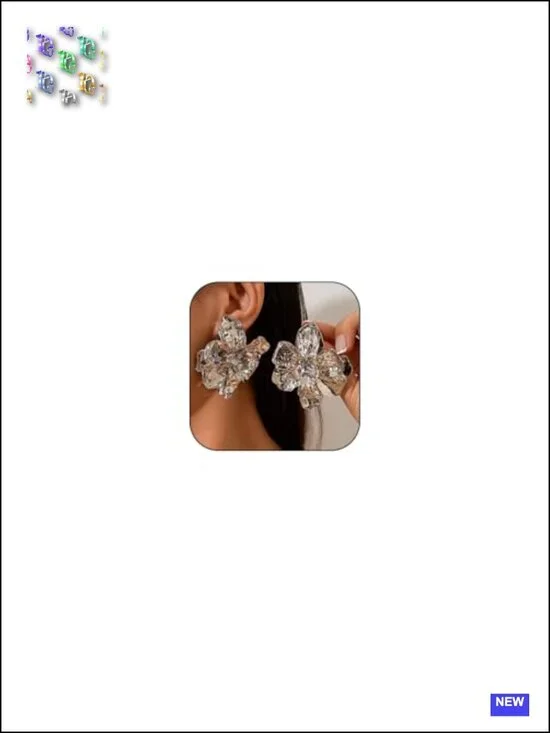 Chunky Geometric Irregular Dangle Earrings Party Prom Statement Large Gold