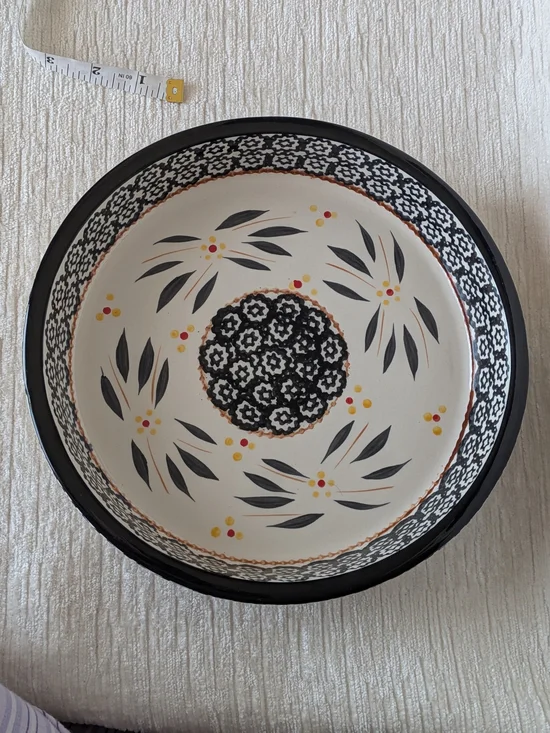 Temp-Tations Presentable Ovenware By Tara Old World Black Pattern, 9