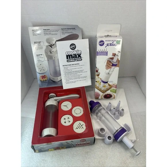 Wilton Cookie Max Cookie‎ Press And Dessert Decorator Plus Read
