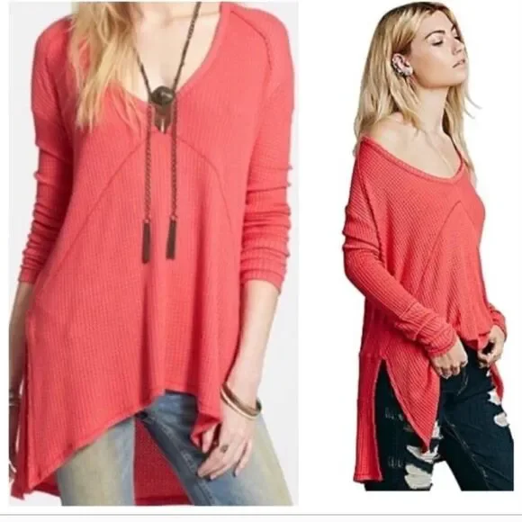 Free People Sunset Park Thermal Tunic